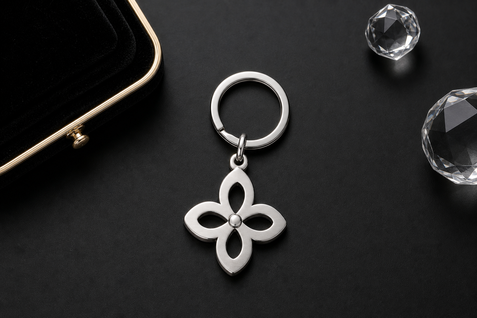 Studio-style single 316L stainless steel charm on a white background with visible bail and hole
