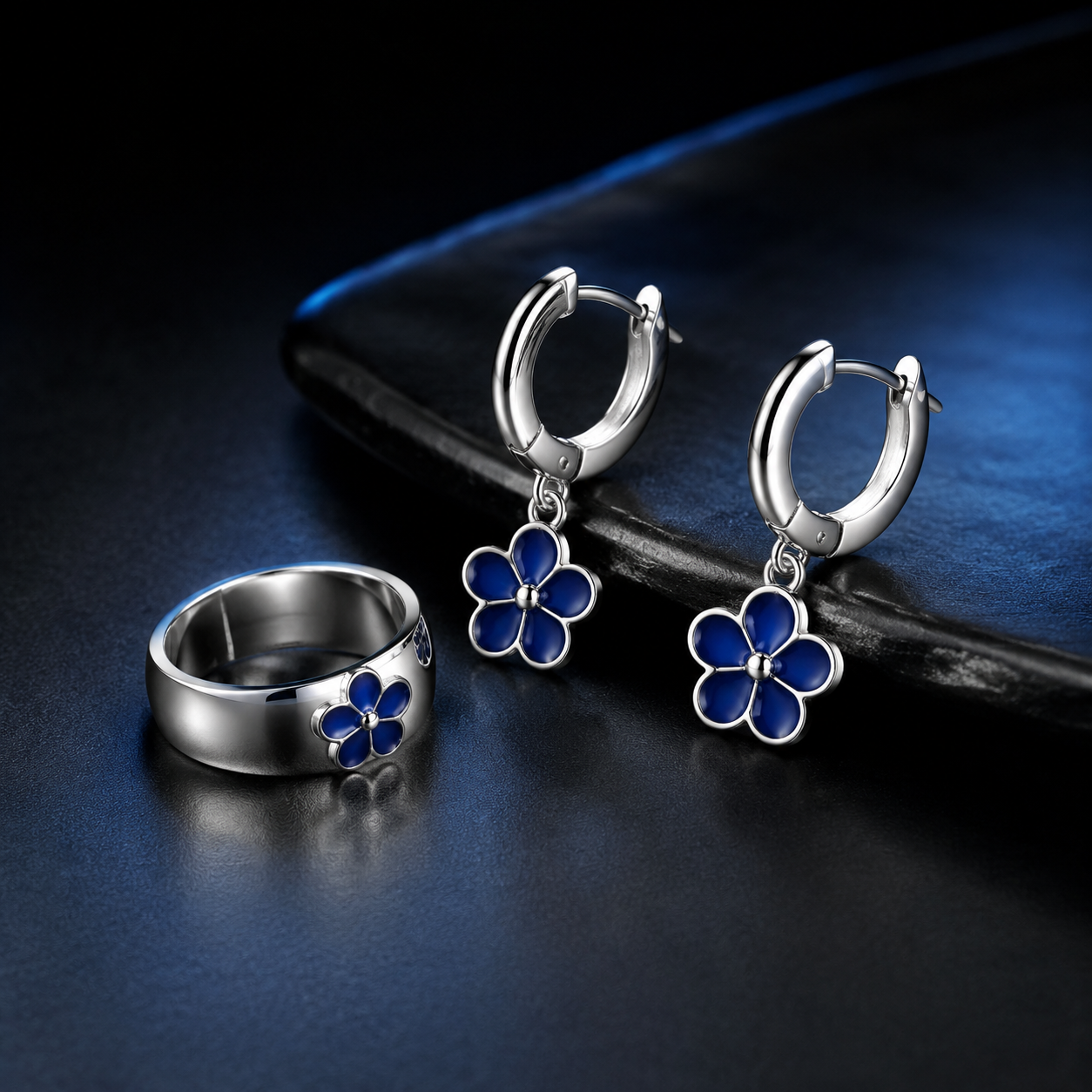 Professional quality inspection of 316L stainless steel enamel charms in a clean factory setting