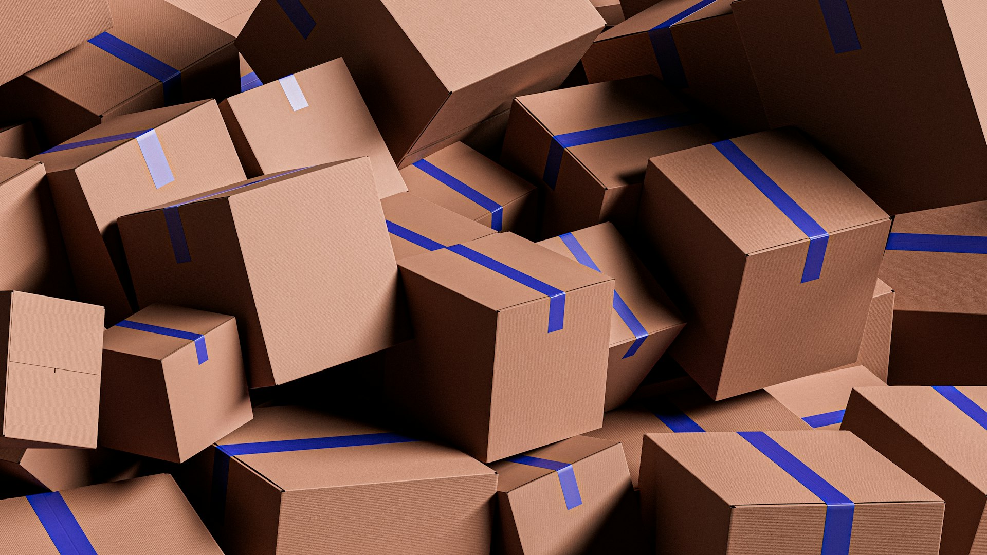 Shipping cartons and packaging warehouse